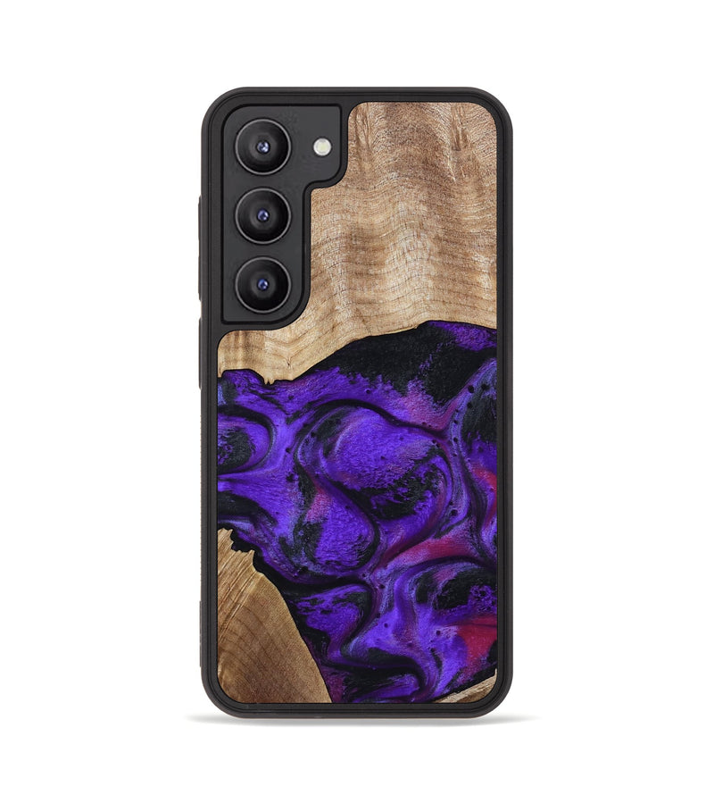 Galaxy S23 Wood Phone Case - Indy (Purple, 799206)