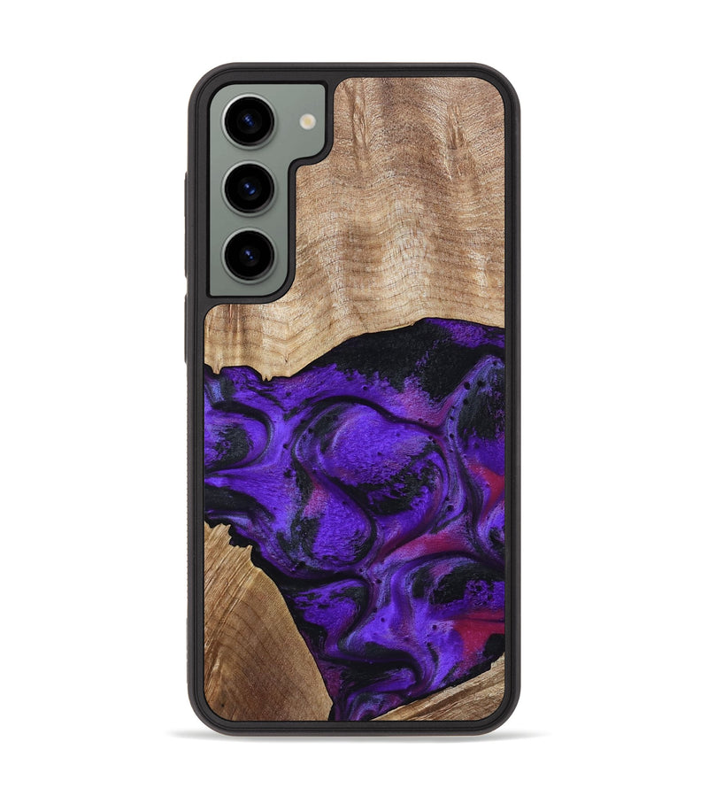 Galaxy S23 Plus Wood Phone Case - Indy (Purple, 799206)