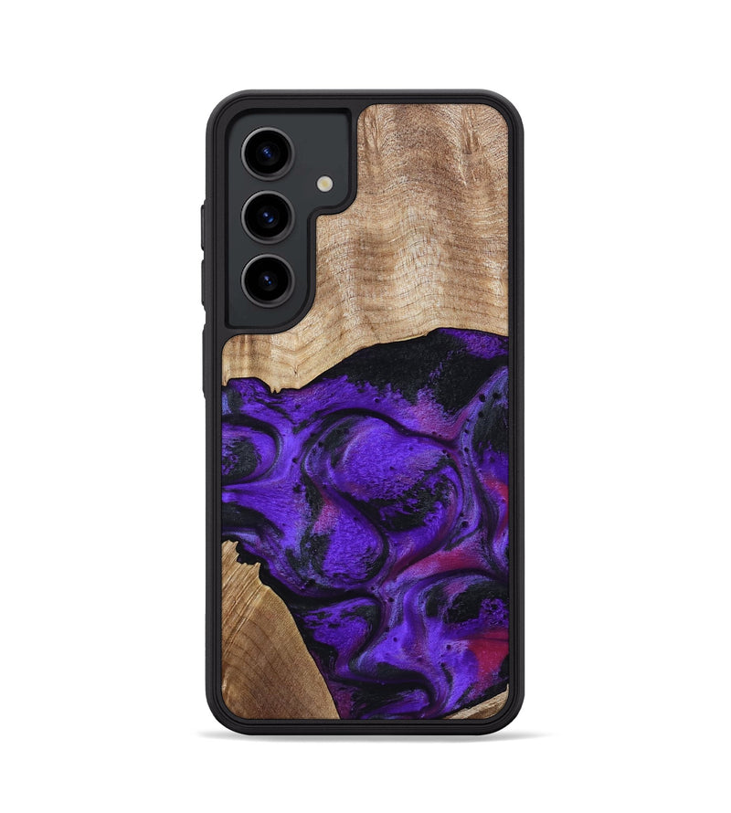 Galaxy S24 Wood Phone Case - Indy (Purple, 799206)