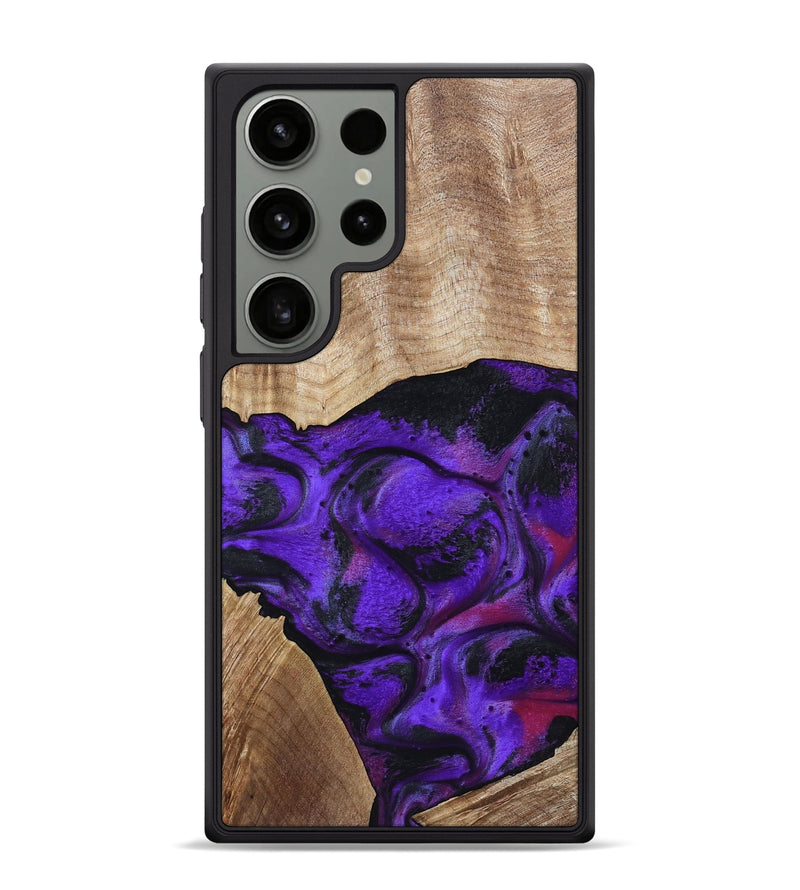 Galaxy S24 Ultra Wood Phone Case - Indy (Purple, 799206)