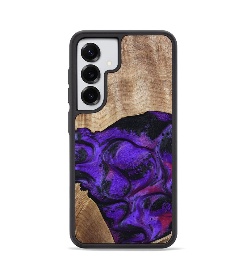 Galaxy S25 Wood Phone Case - Indy (Purple, 799206)