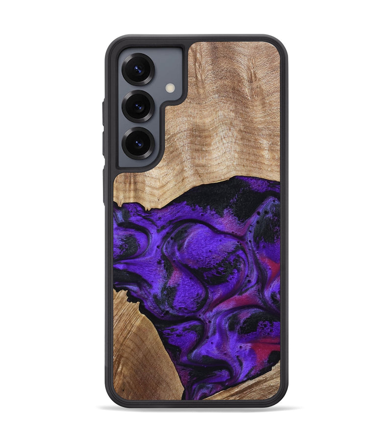 Galaxy S25 Plus Wood Phone Case - Indy (Purple, 799206)