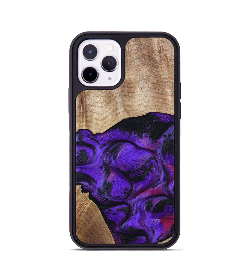 iPhone 11 Pro Wood Phone Case - Indy (Purple, 799206)