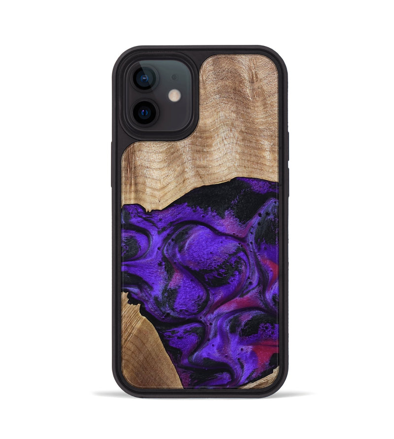iPhone 12 Wood Phone Case - Indy (Purple, 799206)