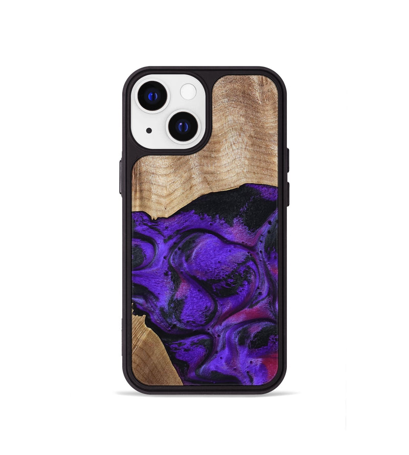 iPhone 13 mini Wood Phone Case - Indy (Purple, 799206)