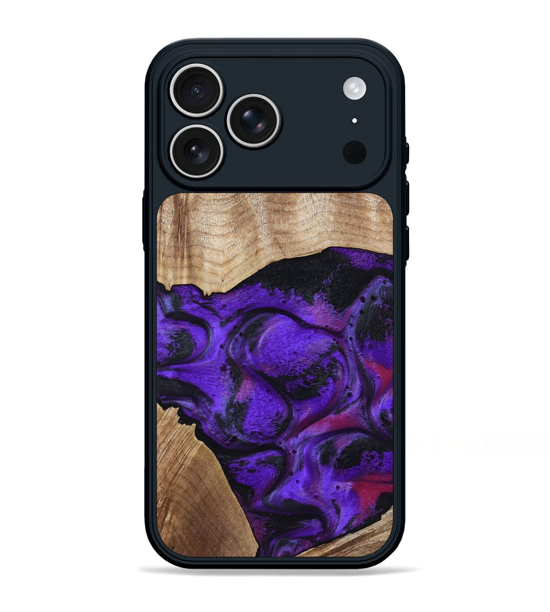 iPhone 17 Pro Max Wood Phone Case - Indy (Purple, 799206)