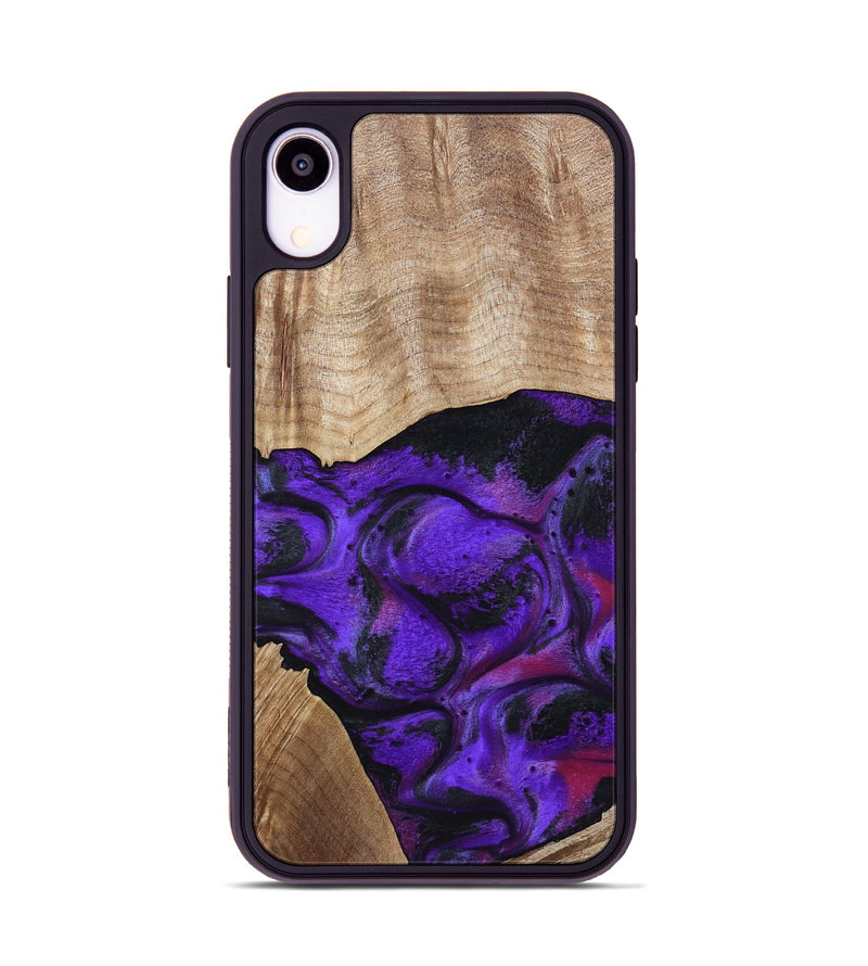iPhone Xr Wood Phone Case - Indy (Purple, 799206)