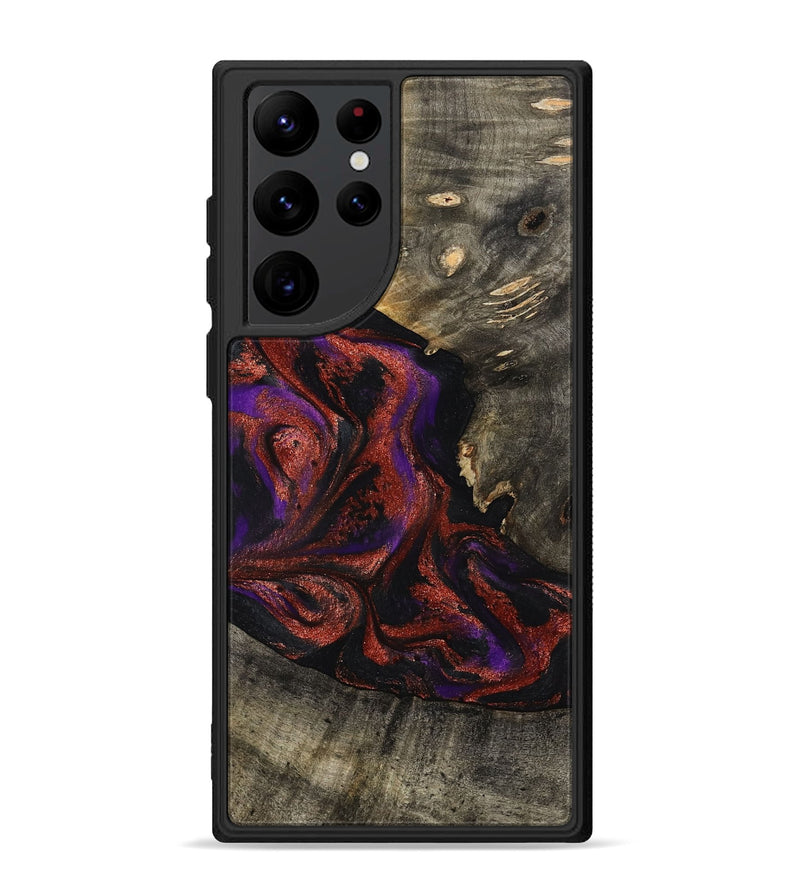 Galaxy S22 Ultra Wood Phone Case - Leandro (Purple, 799207)