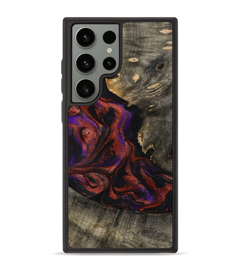 Galaxy S23 Ultra Wood Phone Case - Leandro (Purple, 799207)