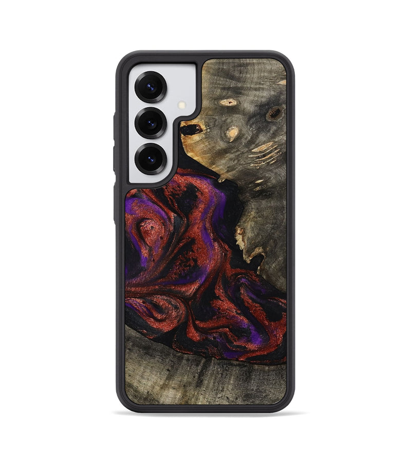 Galaxy S25 Wood Phone Case - Leandro (Purple, 799207)