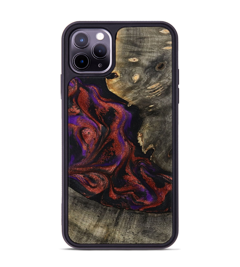 iPhone 11 Pro Max Wood Phone Case - Leandro (Purple, 799207)