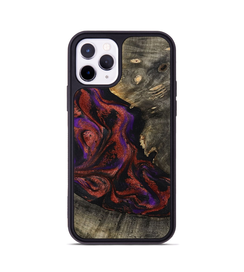 iPhone 11 Pro Wood Phone Case - Leandro (Purple, 799207)