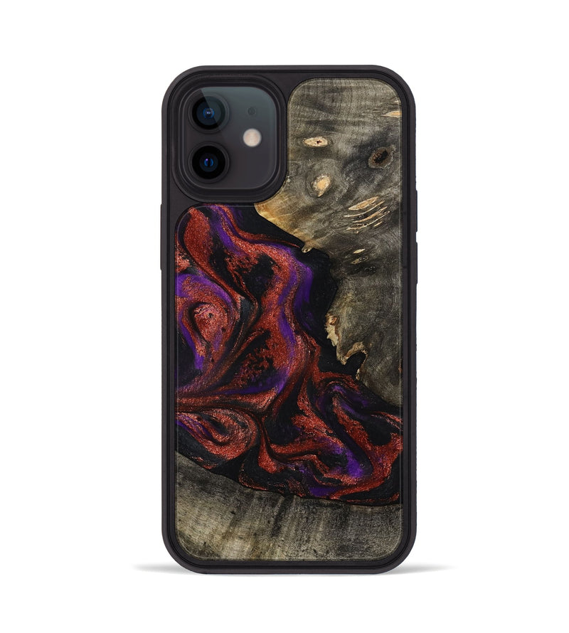 iPhone 12 Wood Phone Case - Leandro (Purple, 799207)