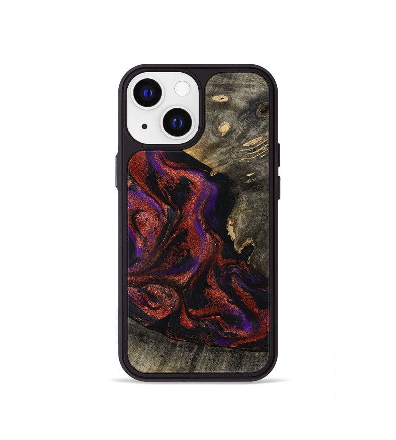 iPhone 13 mini Wood Phone Case - Leandro (Purple, 799207)