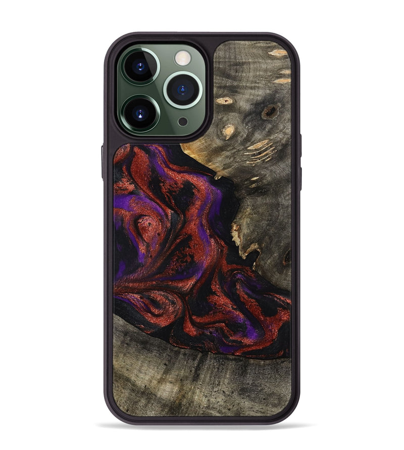 iPhone 13 Pro Max Wood Phone Case - Leandro (Purple, 799207)