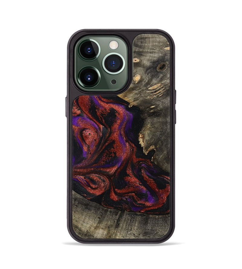 iPhone 13 Pro Wood Phone Case - Leandro (Purple, 799207)