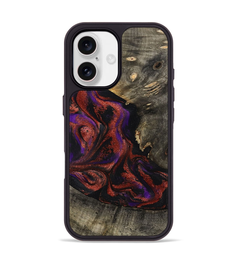 iPhone 17 Wood Phone Case - Leandro (Purple, 799207)