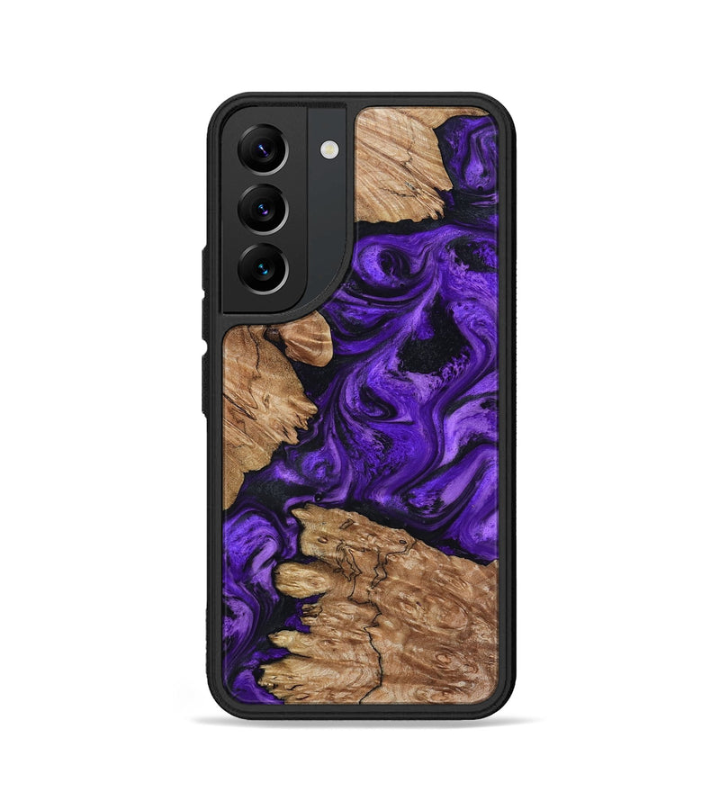 Galaxy S22 Wood Phone Case - Shemar (Purple, 799208)
