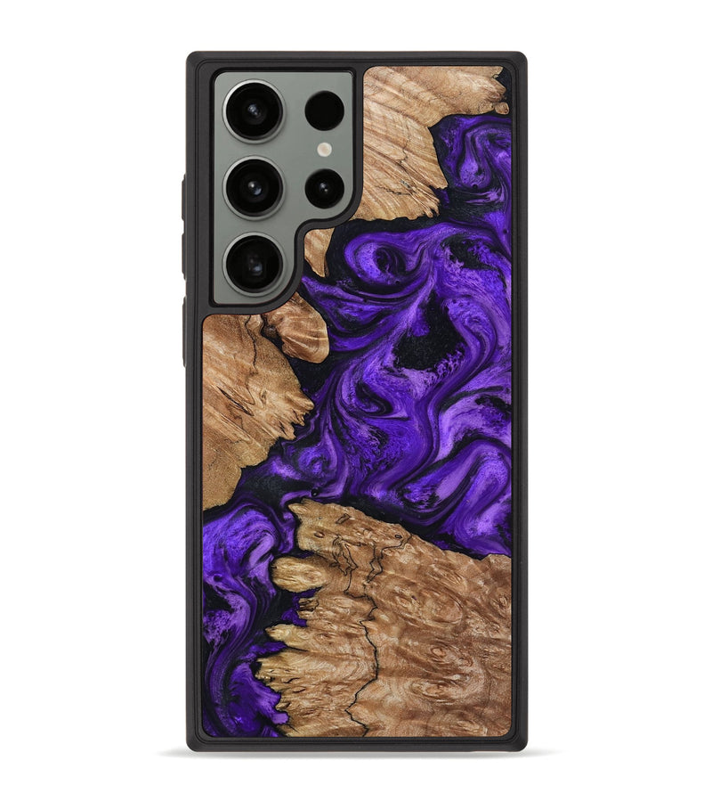 Galaxy S23 Ultra Wood Phone Case - Shemar (Purple, 799208)