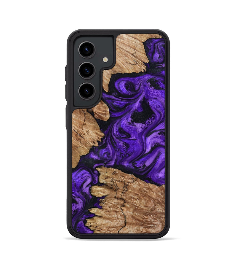 Galaxy S24 Wood Phone Case - Shemar (Purple, 799208)