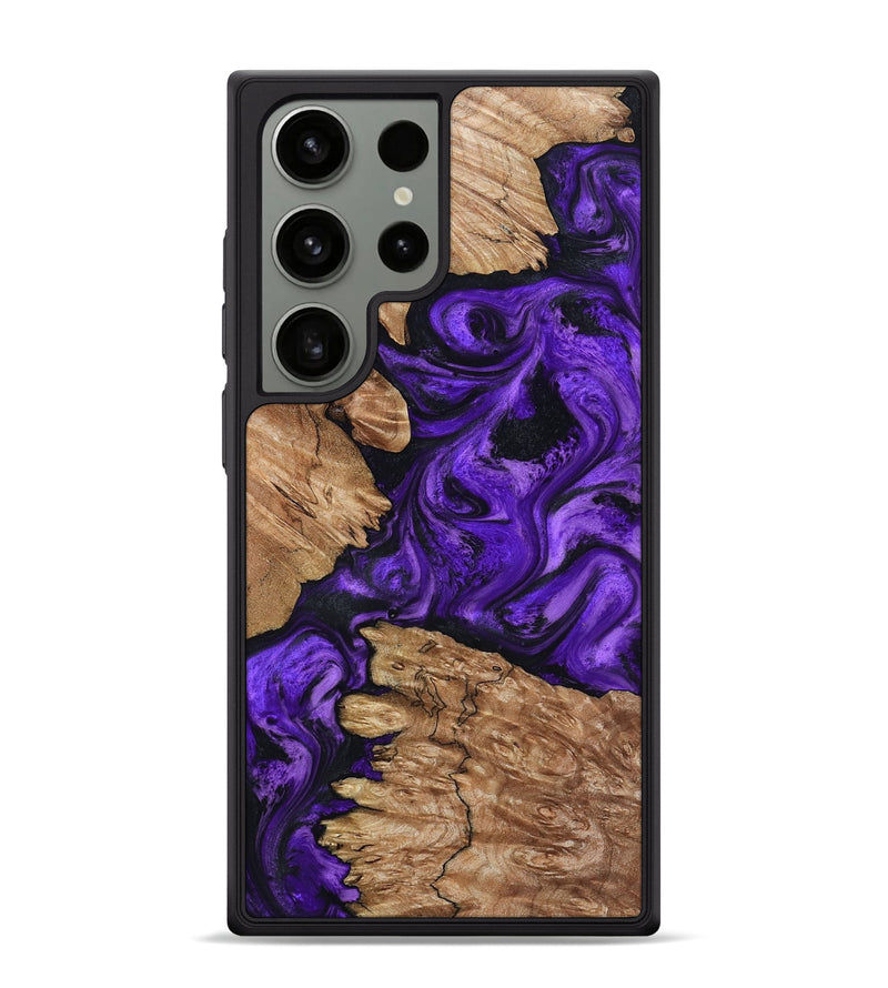 Galaxy S24 Ultra Wood Phone Case - Shemar (Purple, 799208)