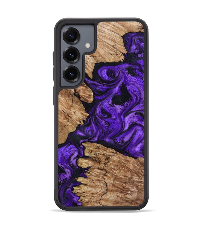 Galaxy S25 Plus Wood Phone Case - Shemar (Purple, 799208)