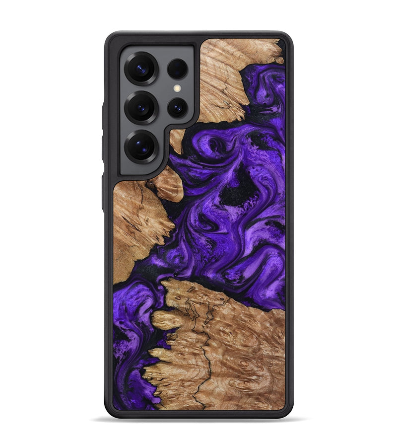 Galaxy S25 Ultra Wood Phone Case - Shemar (Purple, 799208)