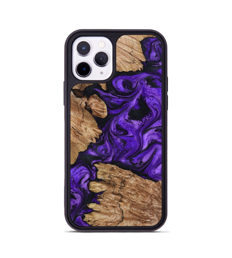 iPhone 11 Pro Wood Phone Case - Shemar (Purple, 799208)