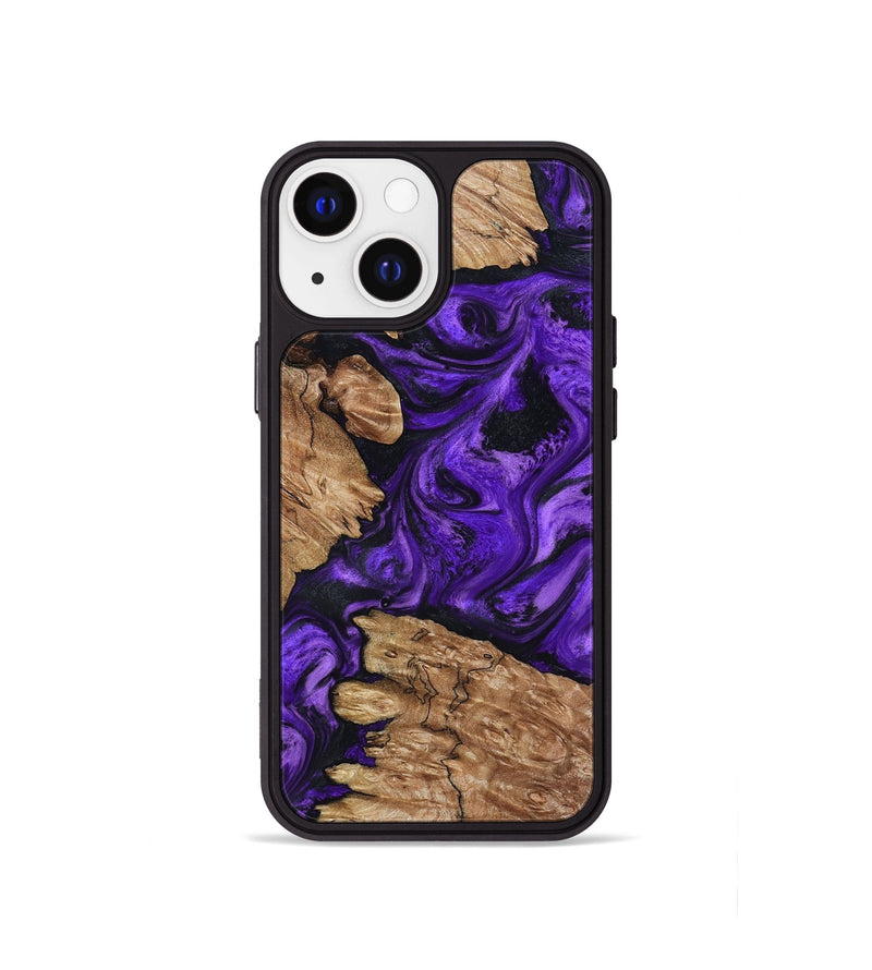 iPhone 13 mini Wood Phone Case - Shemar (Purple, 799208)