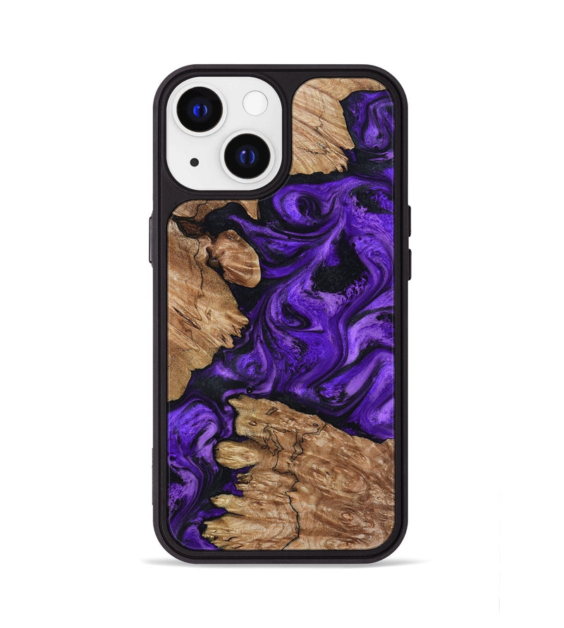 iPhone 13 Wood Phone Case - Shemar (Purple, 799208)