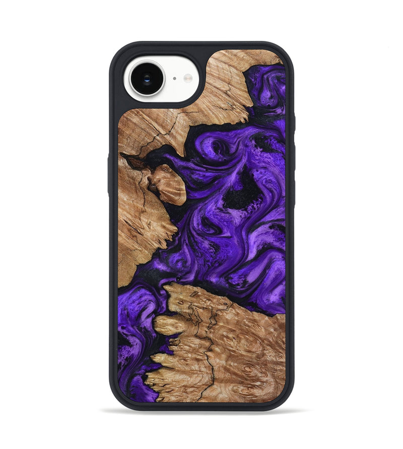 iPhone 16e Wood Phone Case - Shemar (Purple, 799208)