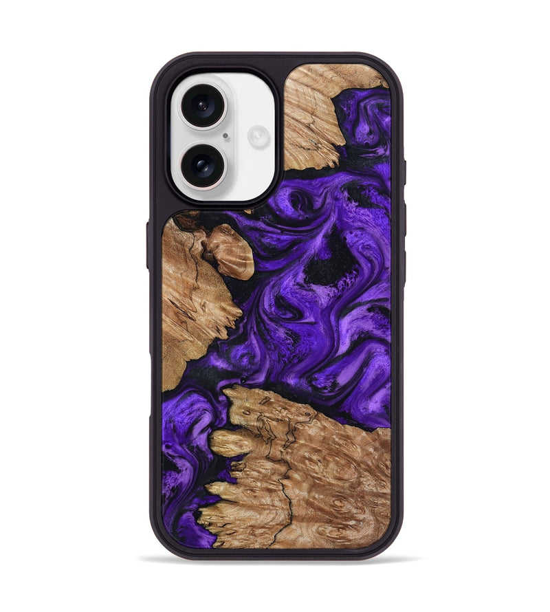 iPhone 17 Wood Phone Case - Shemar (Purple, 799208)