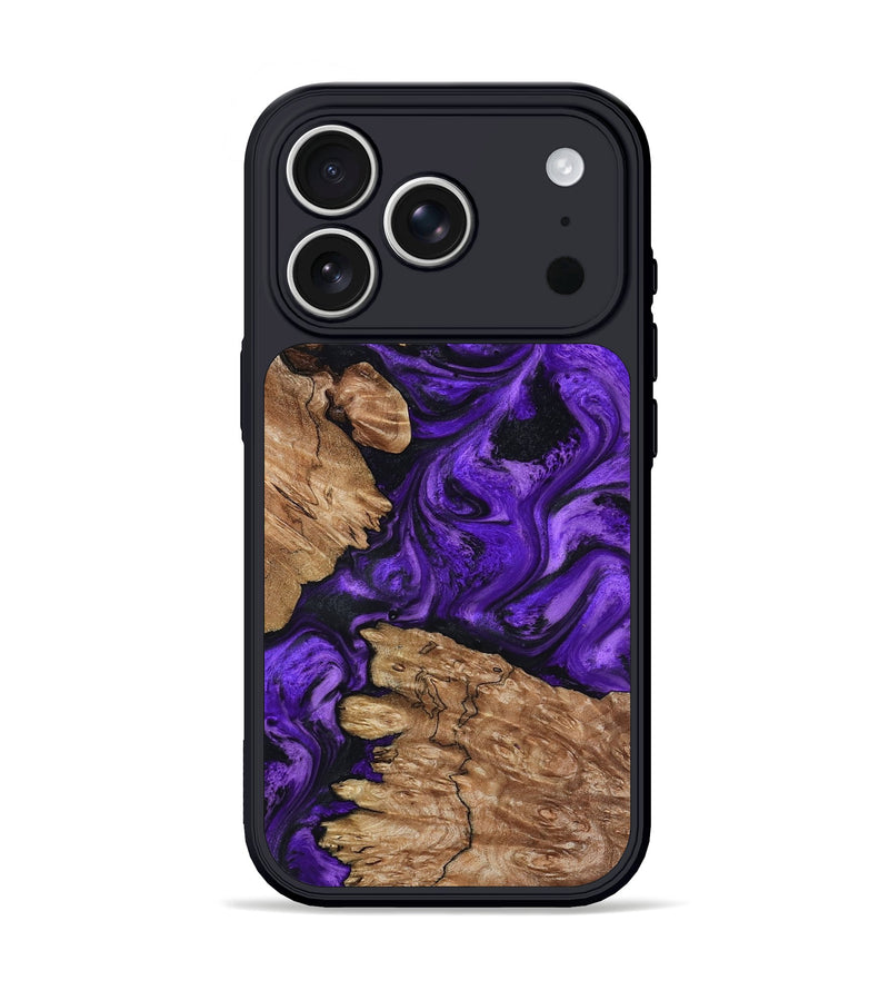 iPhone 17 Pro Wood Phone Case - Shemar (Purple, 799208)