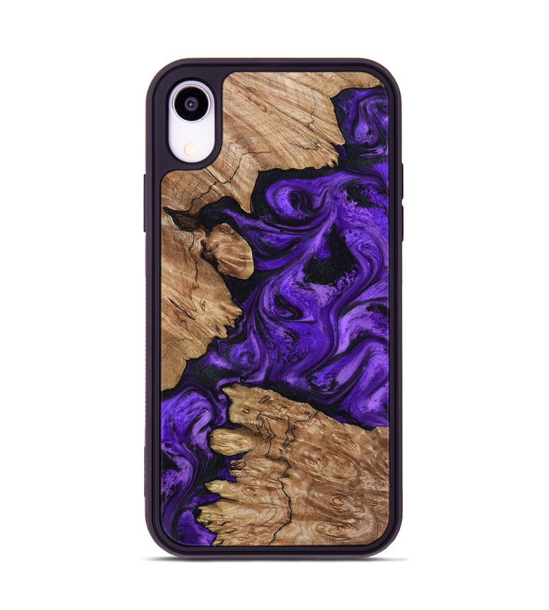 iPhone Xr Wood Phone Case - Shemar (Purple, 799208)