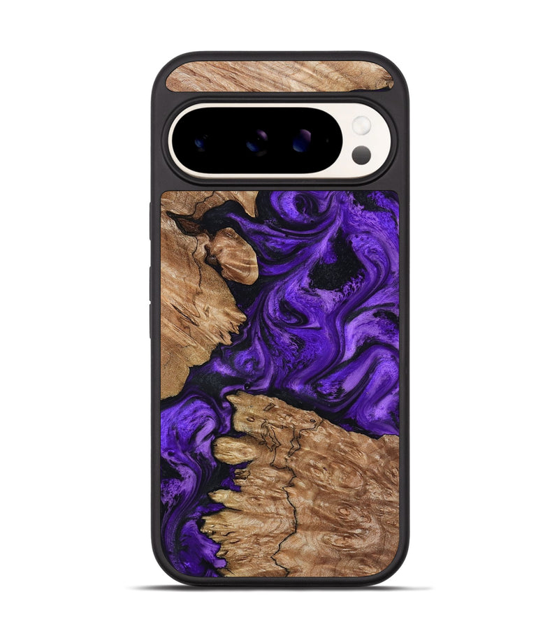 Pixel 9 Wood Phone Case - Shemar (Purple, 799208)