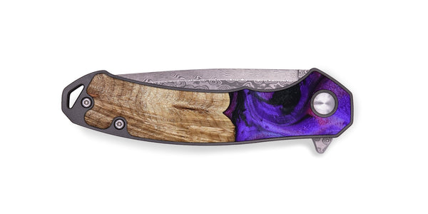 EDC Wood Pocket Knife - Cal (Purple, 799211)