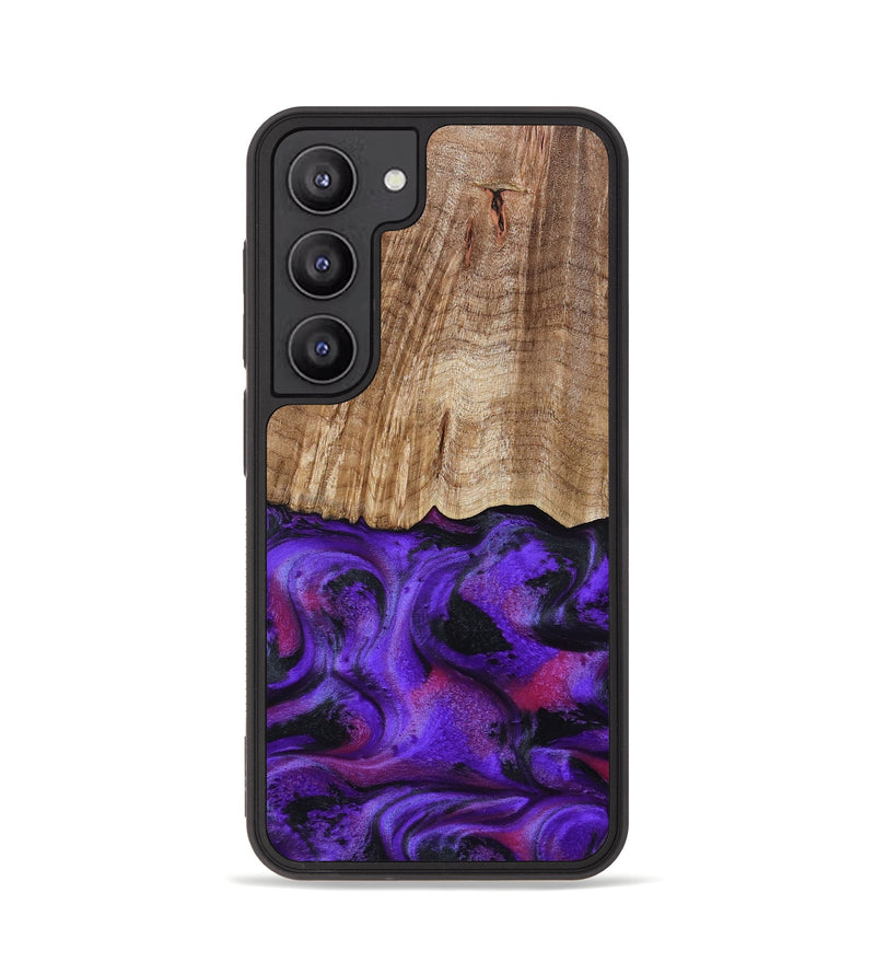 Galaxy S23 Wood Phone Case - Cal (Purple, 799211)