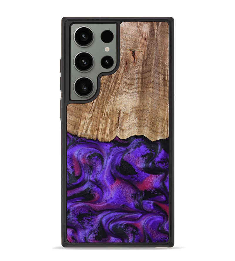 Galaxy S23 Ultra Wood Phone Case - Cal (Purple, 799211)