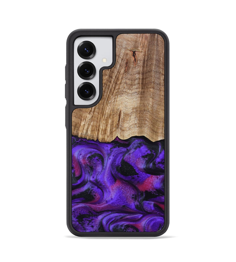 Galaxy S25 Wood Phone Case - Cal (Purple, 799211)