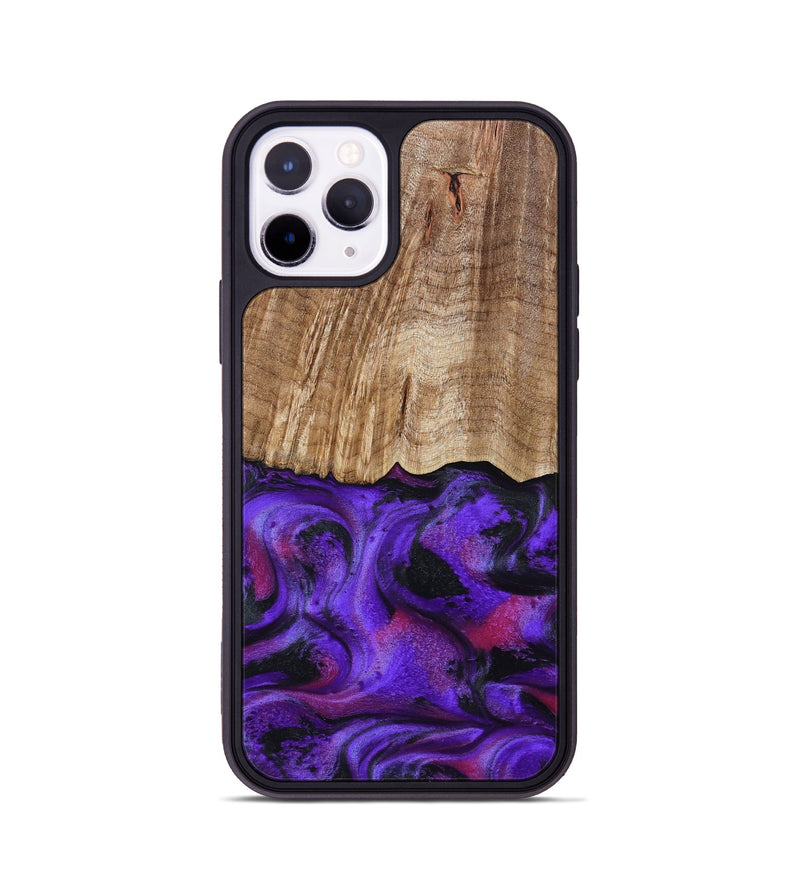 iPhone 11 Pro Wood Phone Case - Cal (Purple, 799211)
