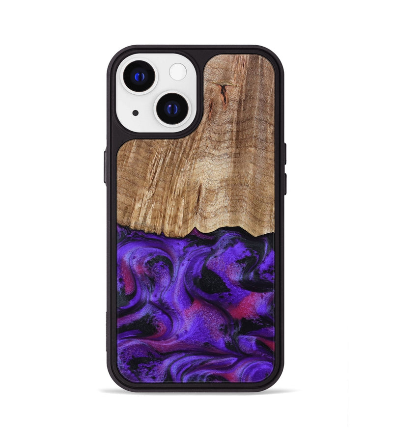 iPhone 13 Wood Phone Case - Cal (Purple, 799211)