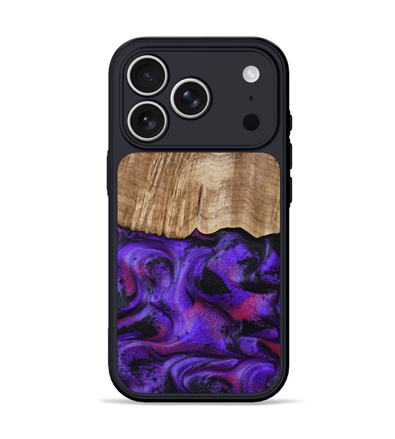 iPhone 17 Pro Wood Phone Case - Cal (Purple, 799211)