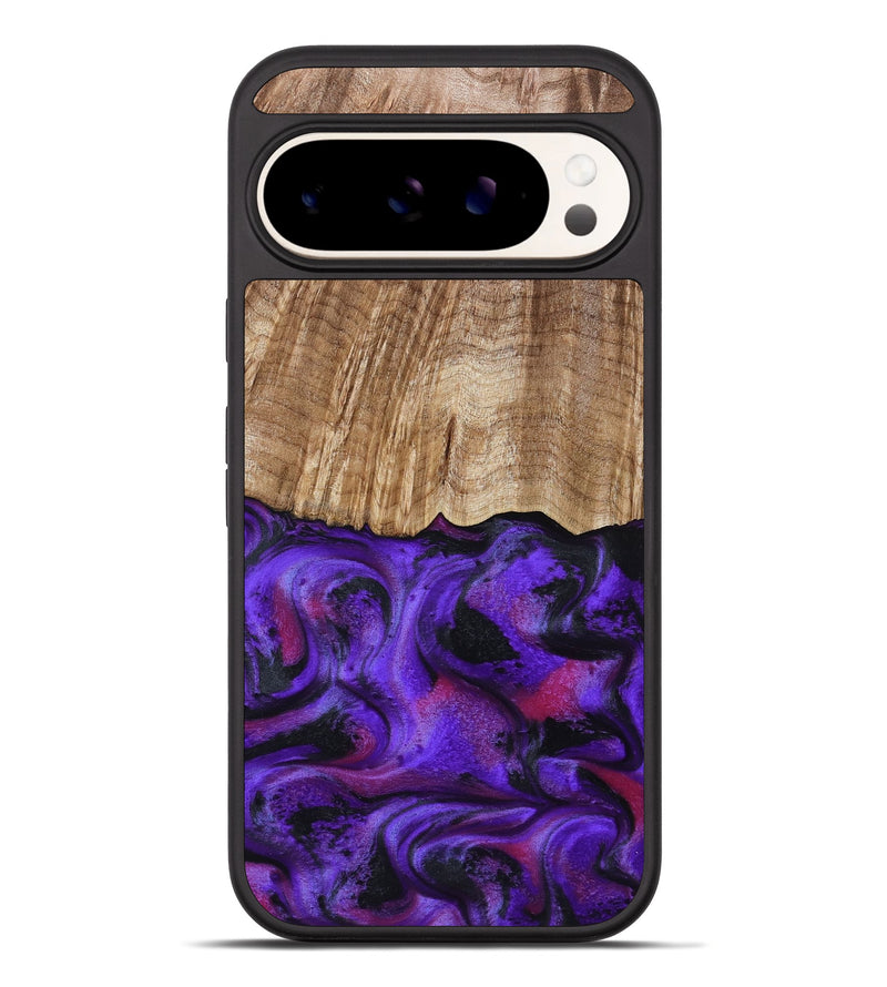 Pixel 10 Pro XL Wood Phone Case - Cal (Purple, 799211)