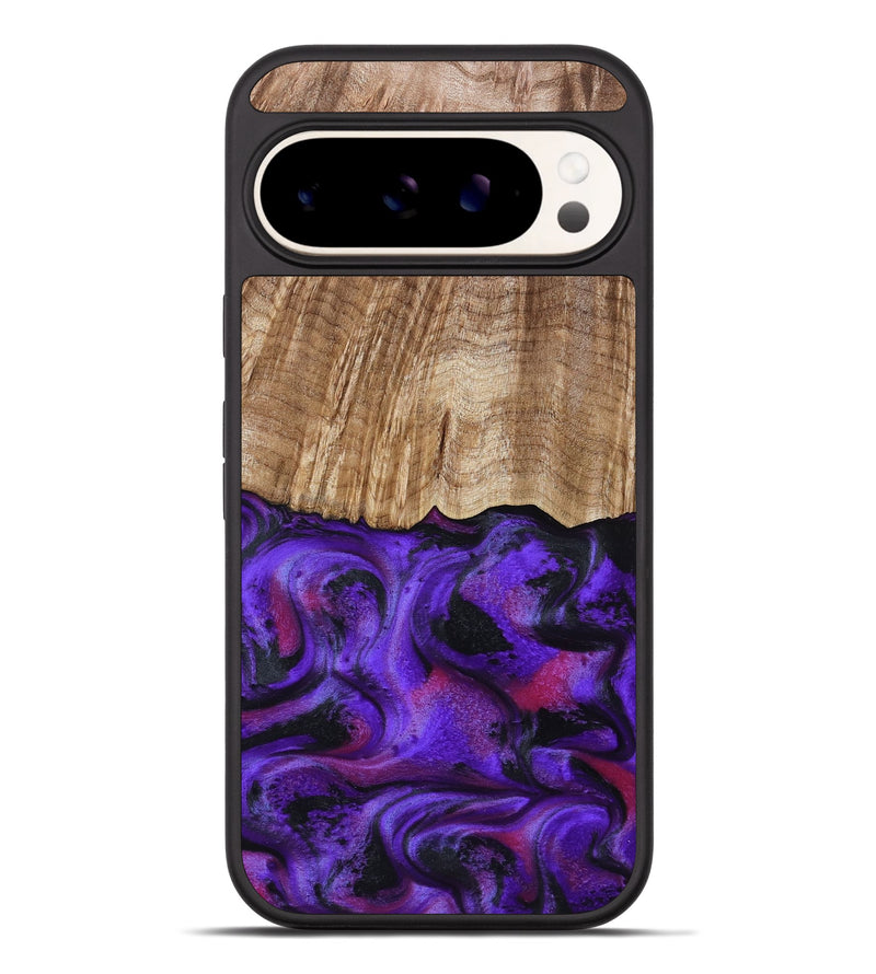 Pixel 9 Pro XL Wood Phone Case - Cal (Purple, 799211)