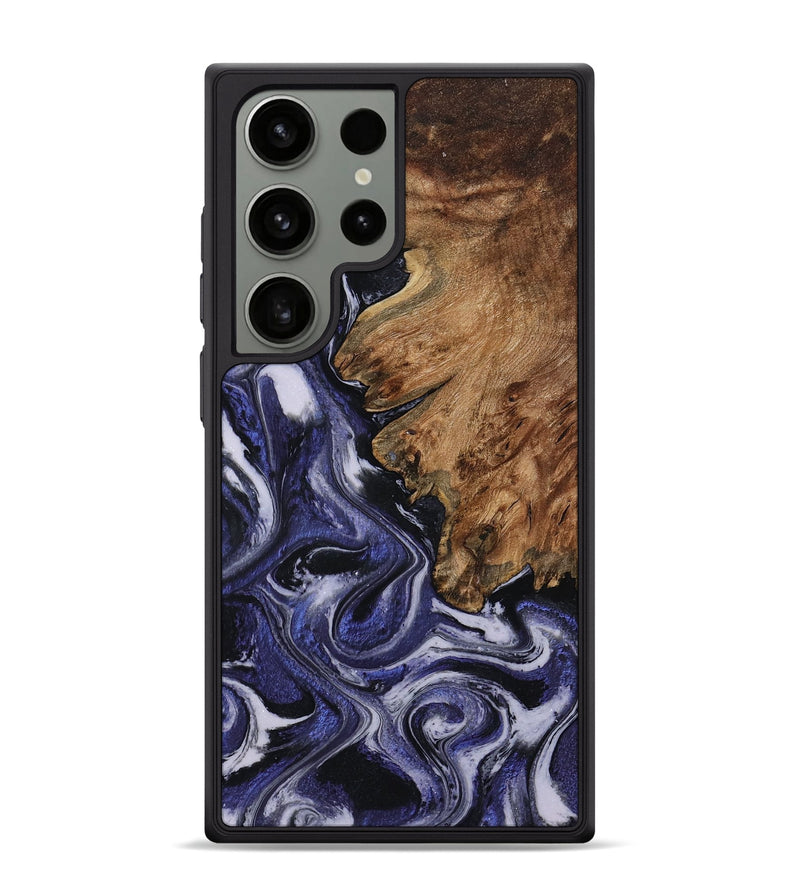 Galaxy S24 Ultra Wood Phone Case - Vernell (Purple, 799212)