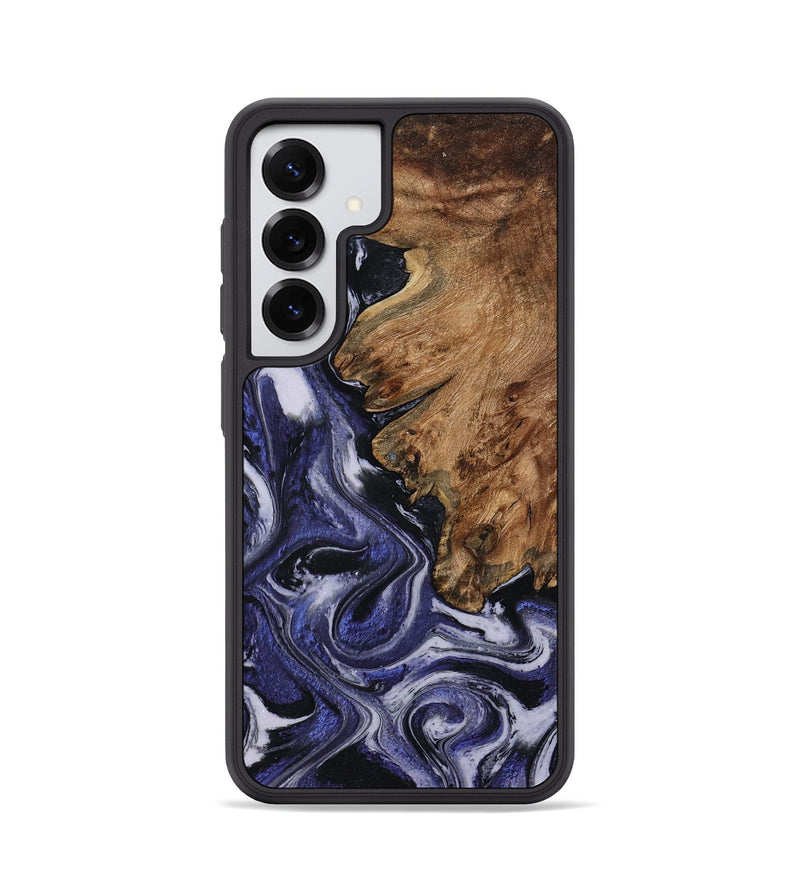 Galaxy S25 Wood Phone Case - Vernell (Purple, 799212)