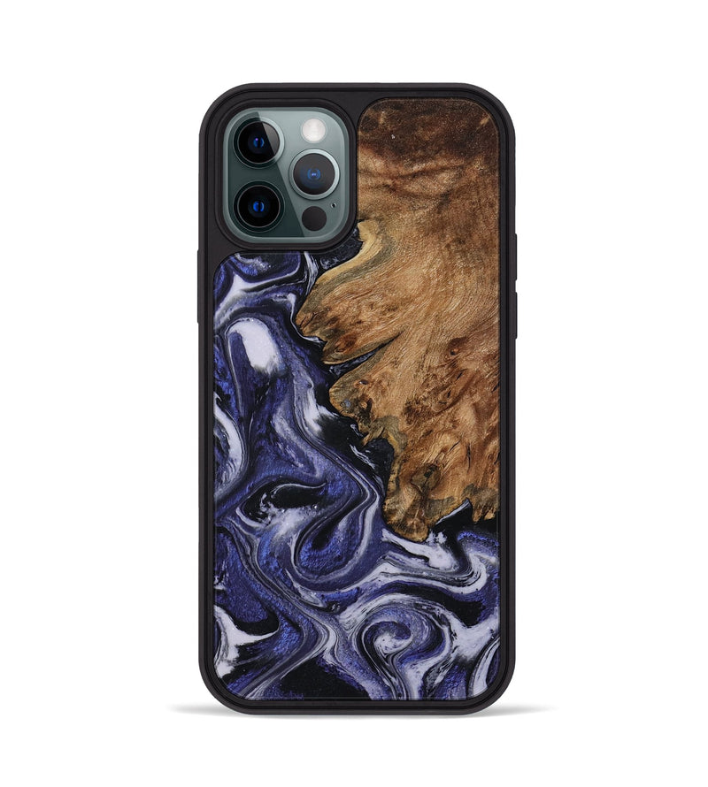 iPhone 12 Pro Wood Phone Case - Vernell (Purple, 799212)