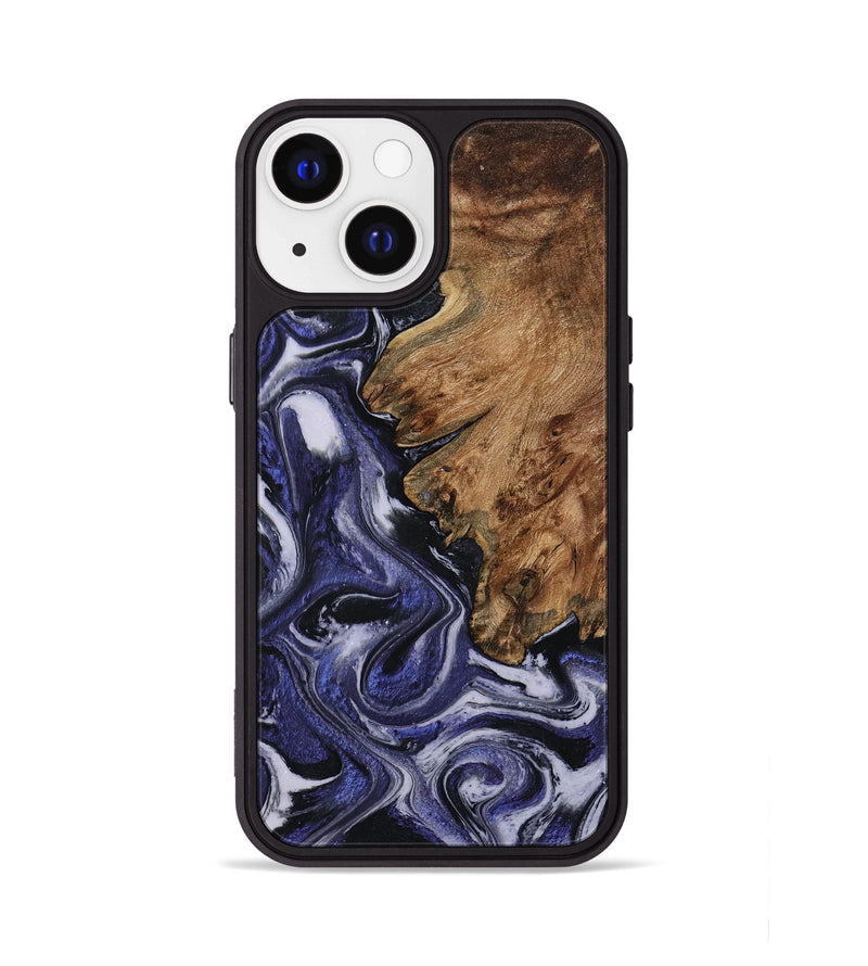 iPhone 13 Wood Phone Case - Vernell (Purple, 799212)
