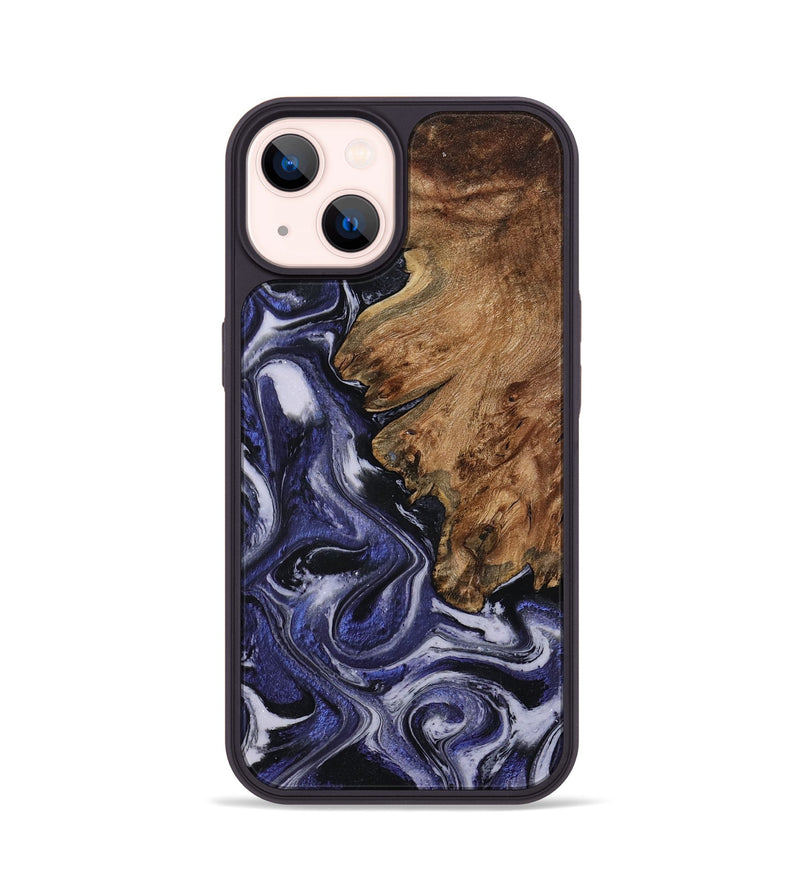 iPhone 14 Wood Phone Case - Vernell (Purple, 799212)