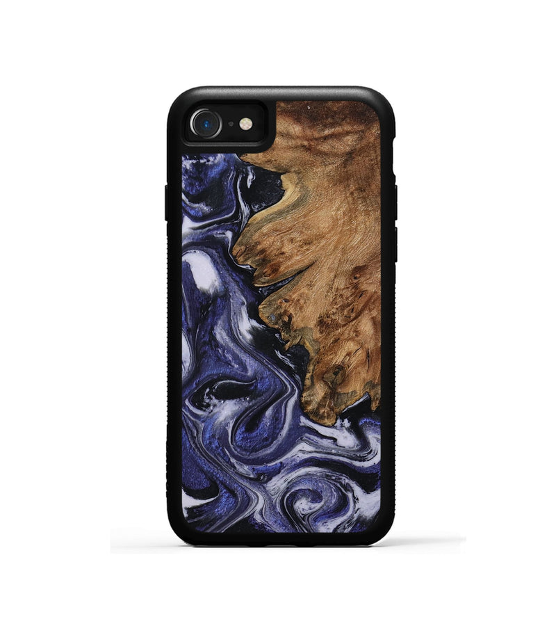 iPhone SE Wood Phone Case - Vernell (Purple, 799212)